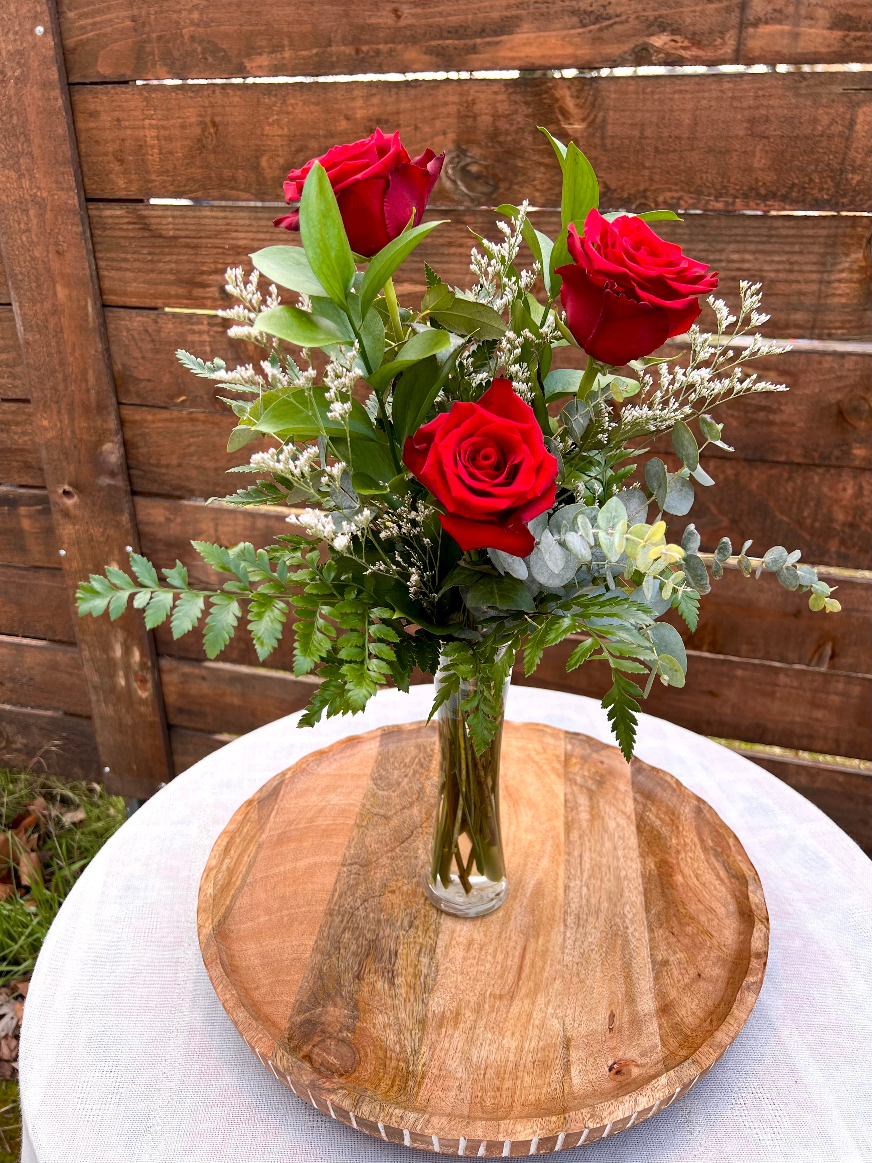 Premium Rose Bud Vase