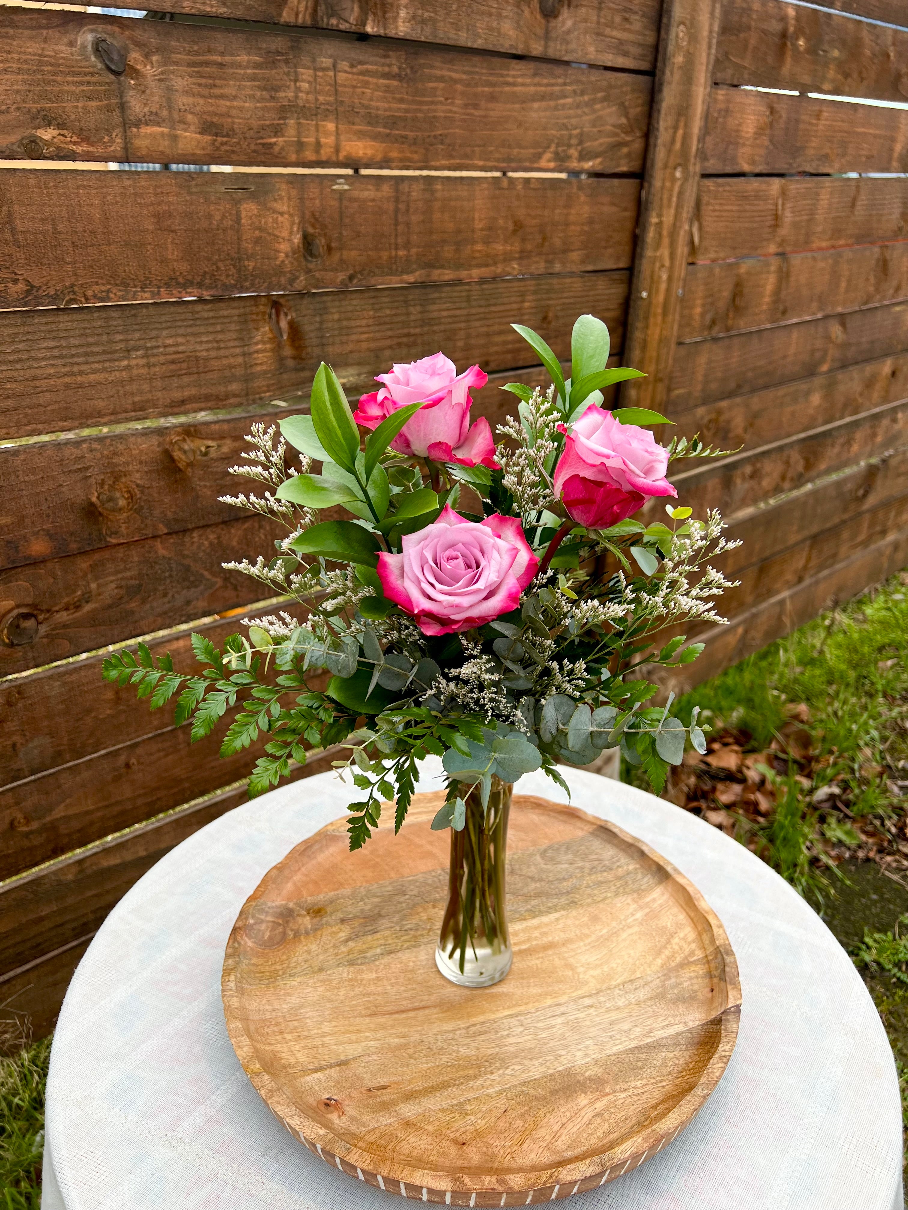 Premium Rose Bud Vase